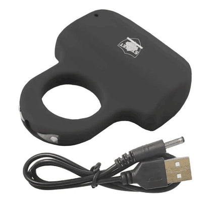 Bague électrique auto-défense "Cheetah Thorn" – 18MV, rechargeable, design créatif