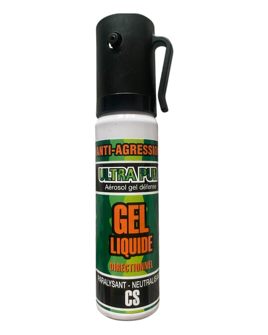 Spray de Protection Personnelle au GEL CS – 25ml – Jet Ciblé et Puissant – Format Poche Discret – 5 à 10 Jets – Neutralisation Immédiate (20 à 40 min) – Fabriqué en France